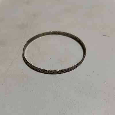 silver filigree bangle