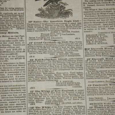 Whig Meetings
