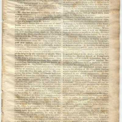 "Henry Clay and the Corrupt Bargain"