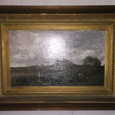 Untitled [Landscape with Cows]