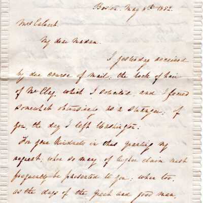 Letter To Charles Calvert 581852 P1001