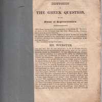 18th Congress January 1824 Discussion of the Greek Question in the House of Representatives