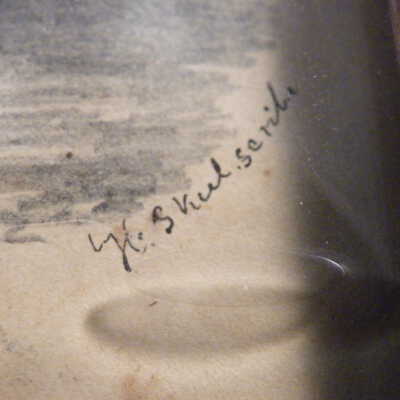 closeup Kiel inscription