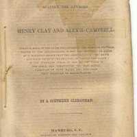 A Defence to Southern Slavery Against the attacks of Henry Clay and Alexander Campbell"