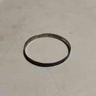 Silver bangle