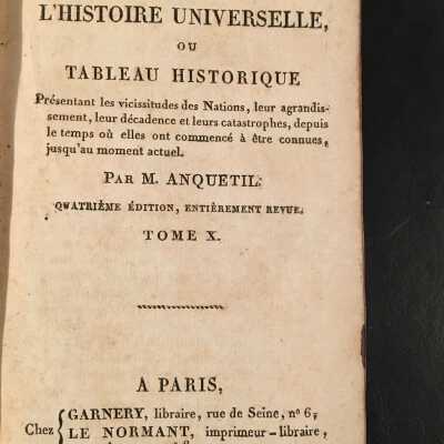 Precis de l'histoire Universelle