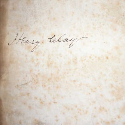Singature inside book