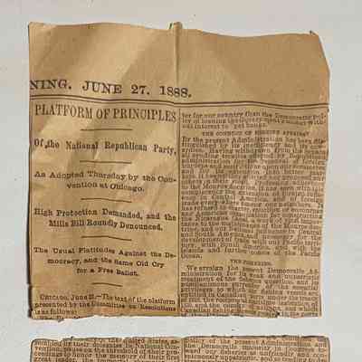 Newspaper clipping