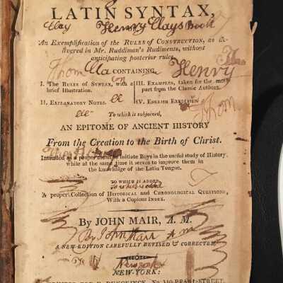 An Introduction to Latin Syntex