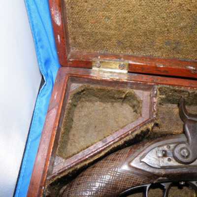 upper left compartment in case