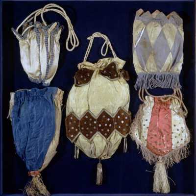 set of five purses