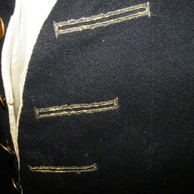button hole detail