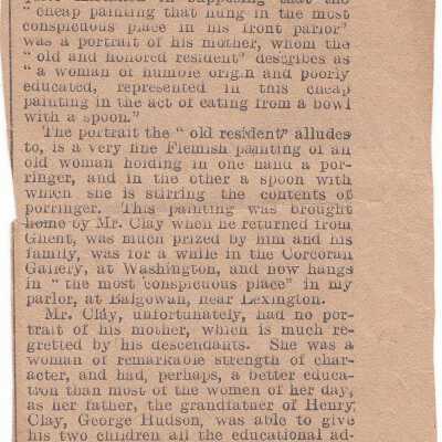 Clipping, Newspaper
