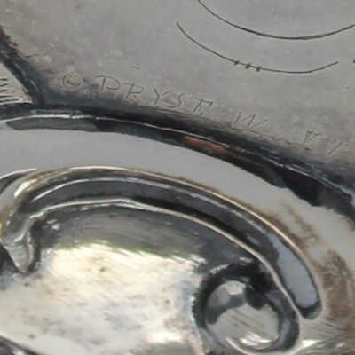 front inscription closeup pryse