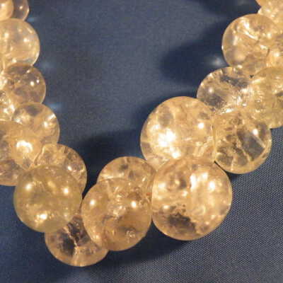 closeup large beads