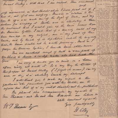 Clay's Correspondance