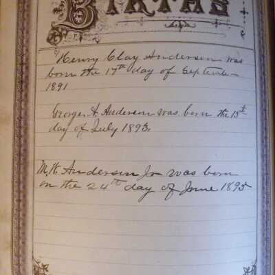 Births page