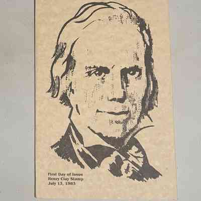 Henry Clay Stamp commemorative pamphlet