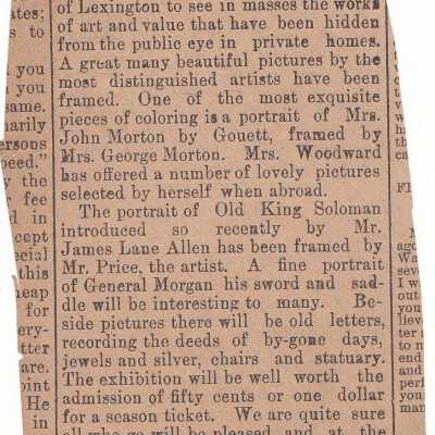 " Art Loan Exhibition"