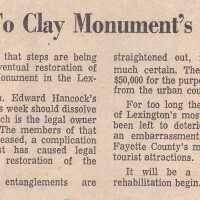 Boost to Clay Monument