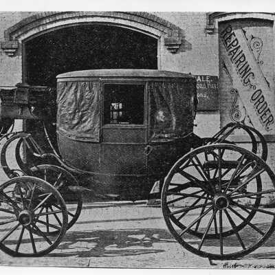 Henry Clay's Coach probably in Louisville: J. Winston Coleman Collection, Transylvania University