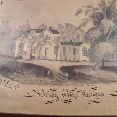 closeup of drawing