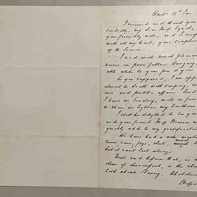 Letter to Anna Lynch
