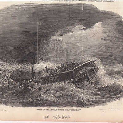 Wreck of the Packet Ship Henry Clay