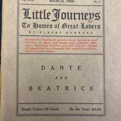 Little Journeys to Homes of Great Lovers - Dante and Beatrice