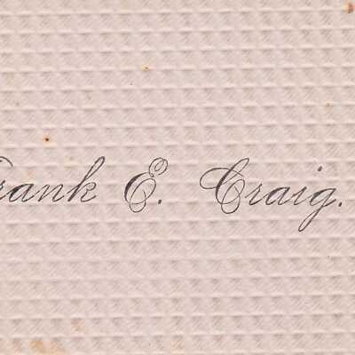 Frank E. Craig