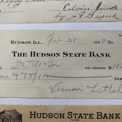 The Hudson State Bank 1919