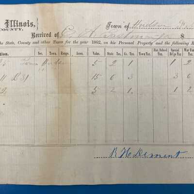 Receipt of Taxes