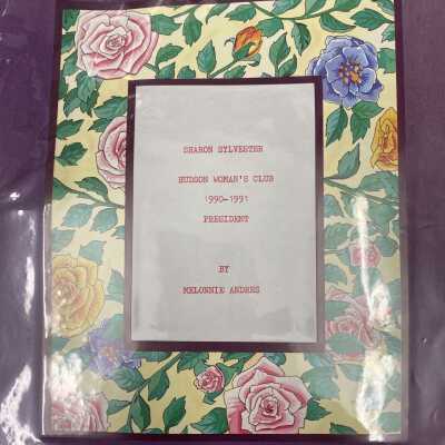 Hudson Woman's Club Scrapbook for 1990-1991