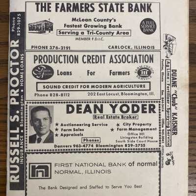 Official 1969 McLean County, Illinois Farm & Ranch Directory