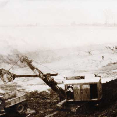 Steam Shovel at Lake Bloomington