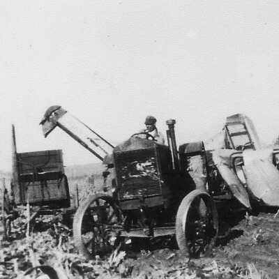 Fred Humphries Picking Corn