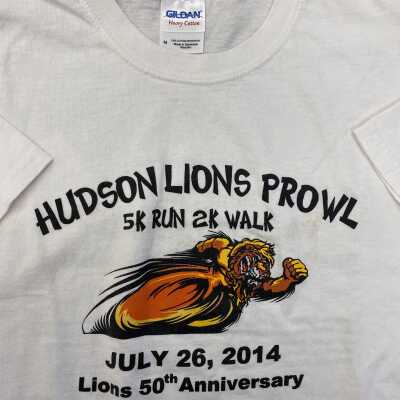 Hudson Lions Club 50th Anniversary Hudson Lions Prowl t-shirt