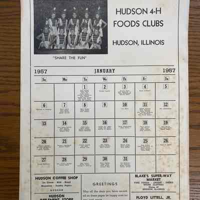1957 Hudson Calendar