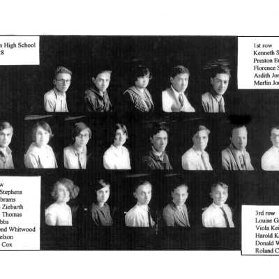 Hudson High School Class Photograph