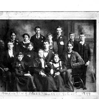 Graduating Class - Hudson School 1898