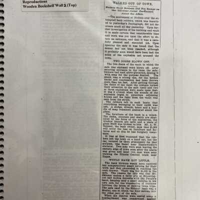 Newspaper Clippings 1902 -1906 (reproductions)