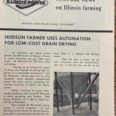 News and views on Illinois farming by Illinois Power Company