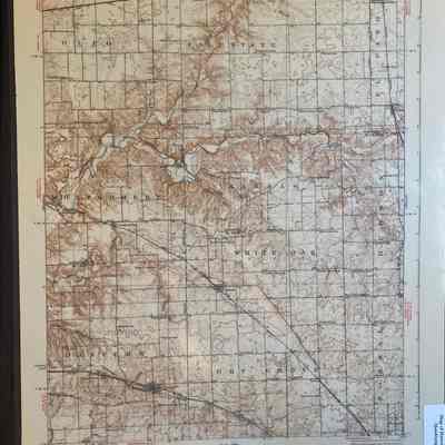 Map of Danvers, IL Quadrangle - 1930