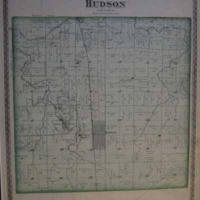 1875 Plat of Hudson, IL