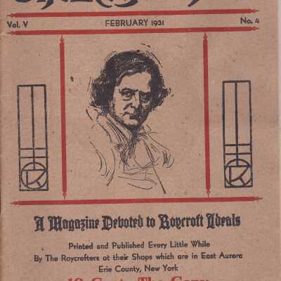 The Roycrofter, Vol V, February 1931, No. 4