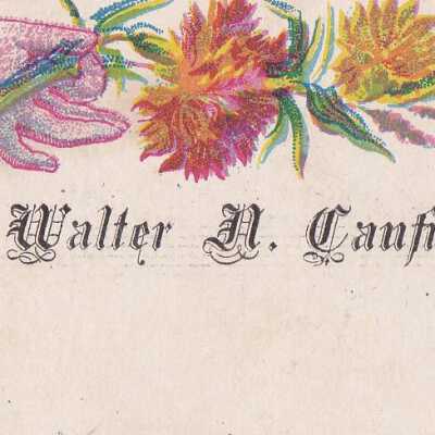 Calling Card - Walter A. Caufield