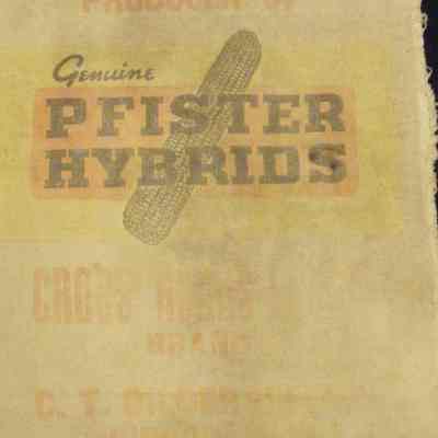 Genuine Pfister Hybrids Seed Corn Bag