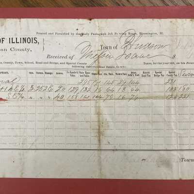 Receipt of Personal Property Tax