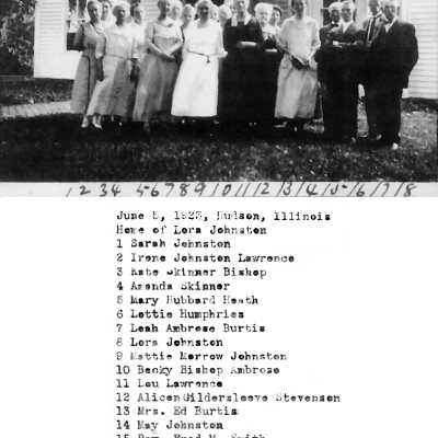 Photograph of Johnston Family