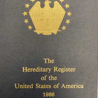 Hereditary Register of the United States of America 1986